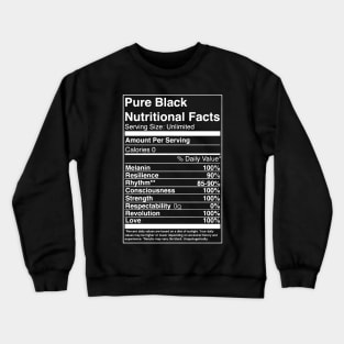 Pure Black Crewneck Sweatshirt